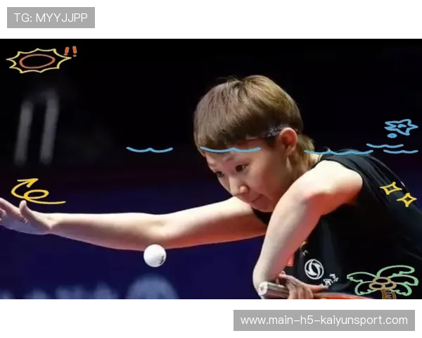 乒乓亚洲杯王曼昱反手变线突然加力，对手被打穿